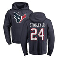 Pkot H.Texans #24 Derek Stingley Jr. Player Navy Pro Line Pullover Hoodie Limited Game Stitched Jerseys