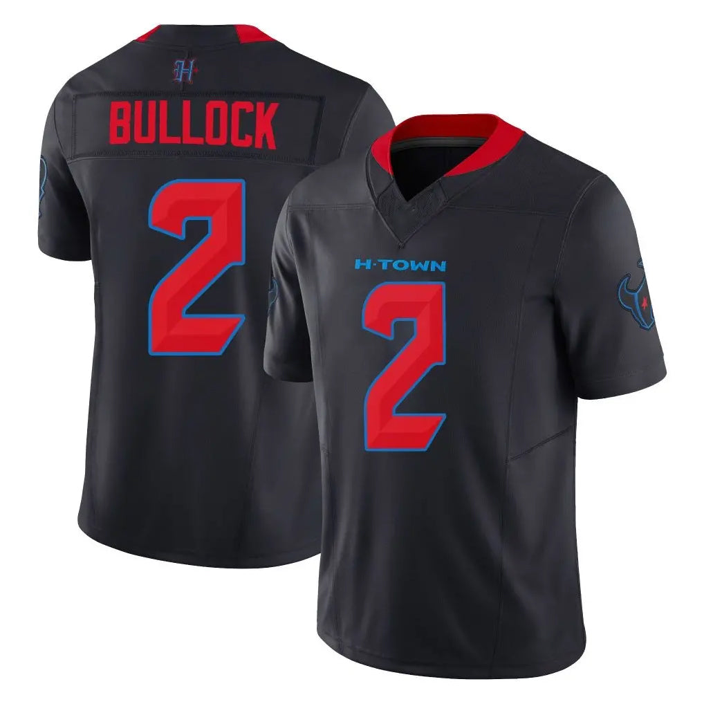 Pkot H.Texans #2 Calen Bullock Player Navy Limited 2nd Alternate Vapor F.U.S.E. Home Game Stitched Jerseys