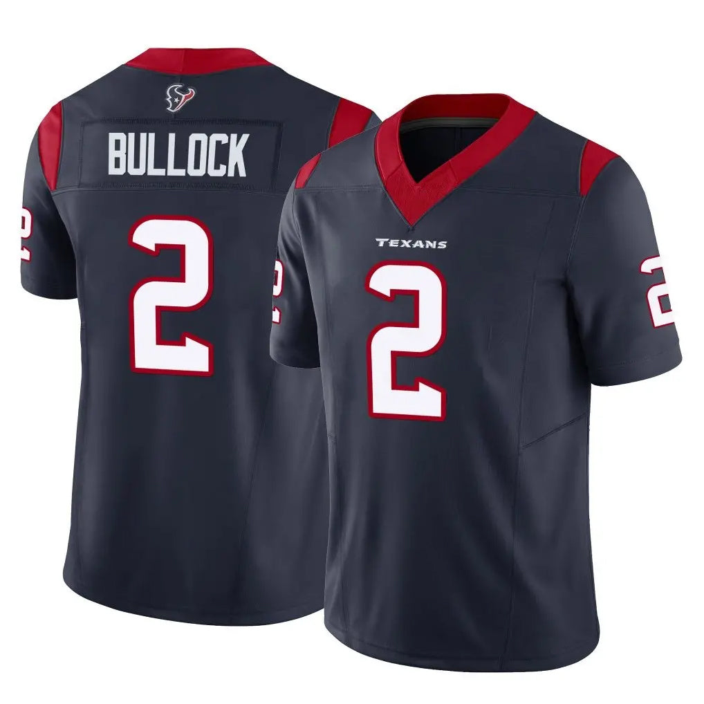 Pkot H.Texans #2 Calen Bullock Player Navy Limited Vapor F.U.S.E. Home Game Stitched Jerseys