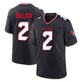 Pkot H.Texans #2 Calen Bullock Player Navy Team Home Game Stitched Jerseys