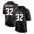 Pkot H.Texans #32 David Montgomery Player Carbon Black Fashion Home Game Stitched Jerseys