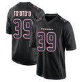 Pkot H.Texans #39 Henry To'oTo'o Player Black Fashion Home Game Stitched Jerseys
