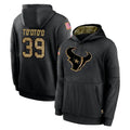 Pkot H.Texans #39 Henry To'oTo'o Player Black Salute to Service Hoodies Limited Game Stitched Jerseys