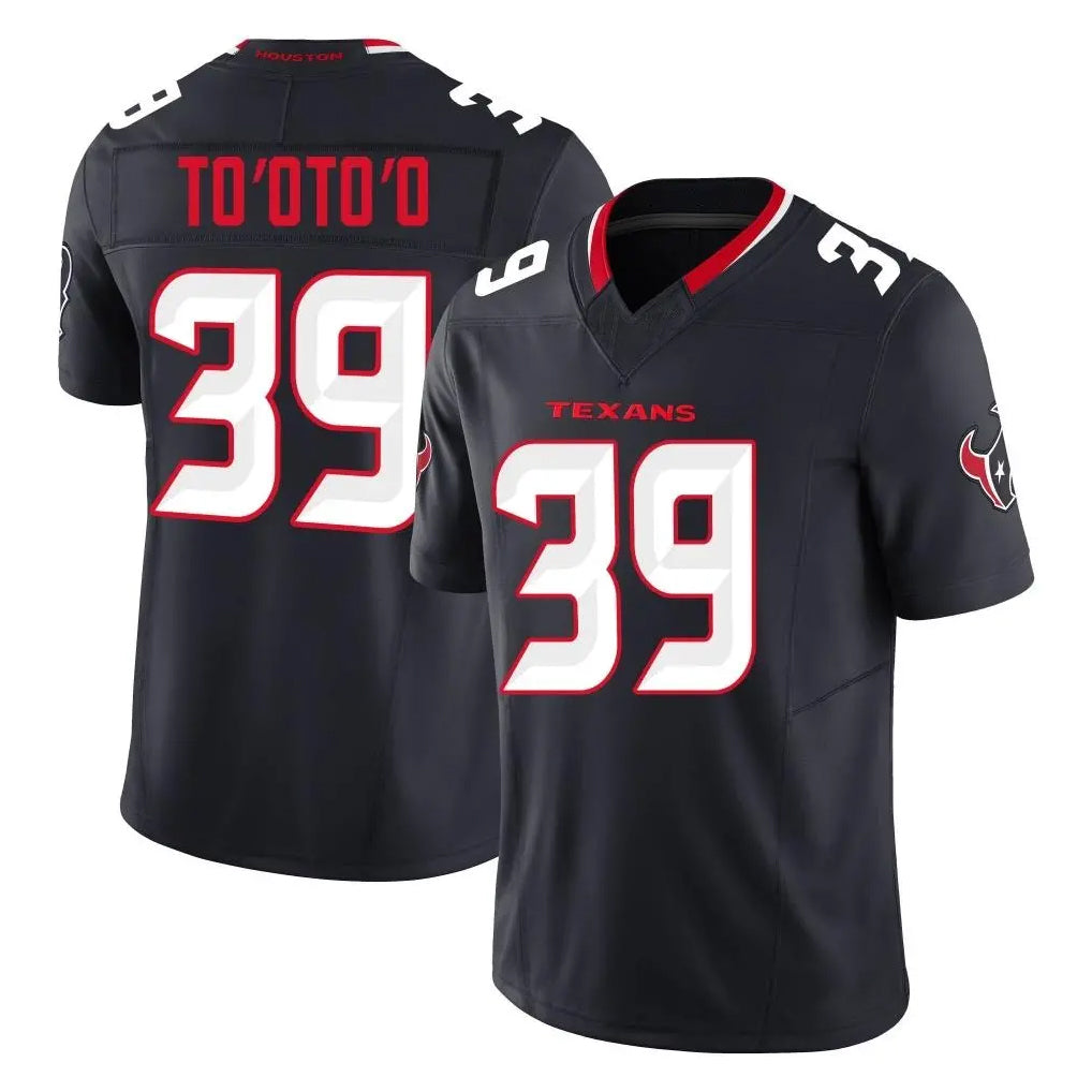 Pkot H.Texans #39 Henry To'oTo'o Player Navy Limited Alternate Vapor F.U.S.E. Home Game Stitched Jerseys