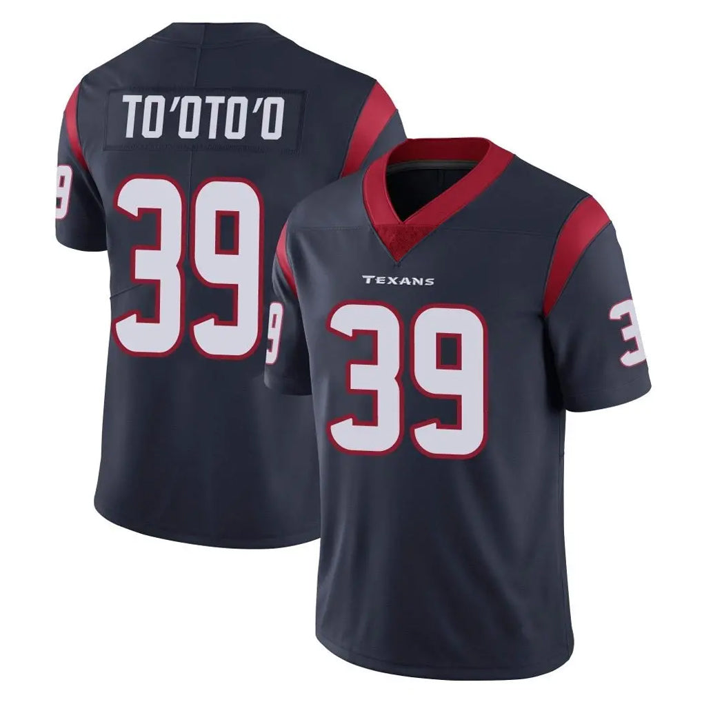 Pkot H.Texans #39 Henry To'oTo'o Player Navy Limited Vapor Untouchable Home Game Stitched Jerseys