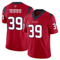 Pkot H.Texans #39 Henry To'oTo'o Player Red Limited Vapor F.U.S.E. Home Game Stitched Jerseys
