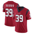 Pkot H.Texans #39 Henry To'oTo'o Player Red Limited Vapor Untouchable Home Game Stitched Jerseys