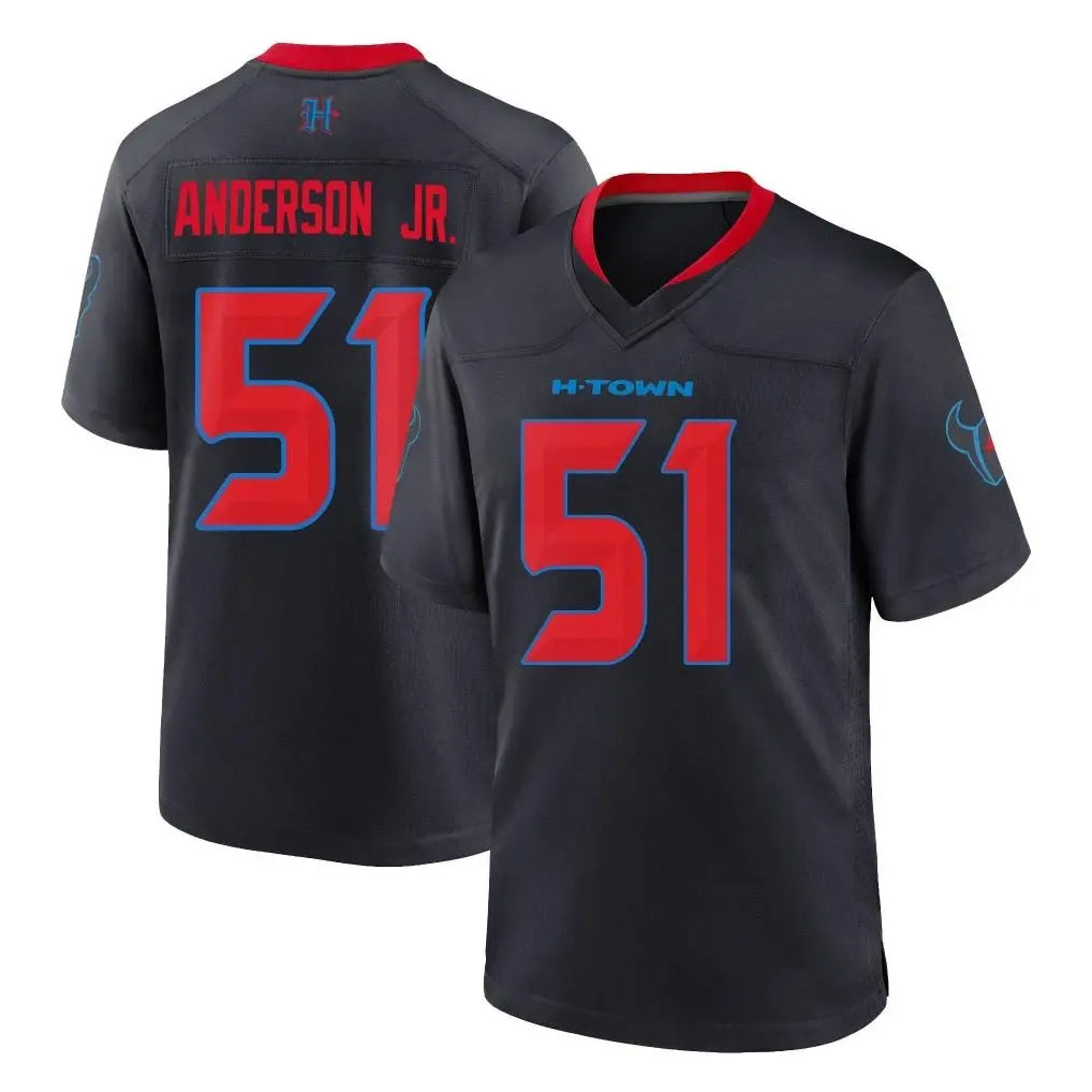 Pkot H.Texans #51 Will Anderson Jr. Player Navy 2nd Alternate Home Game Stitched Jerseys