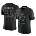 Pkot H.Texans #55 Danielle Hunter Player Black Reflective Limited Game Stitched Jerseys