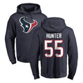 Pkot H.Texans #55 Danielle Hunter Player Navy Pro Line Pullover Hoodie Limited Game Stitched Jerseys