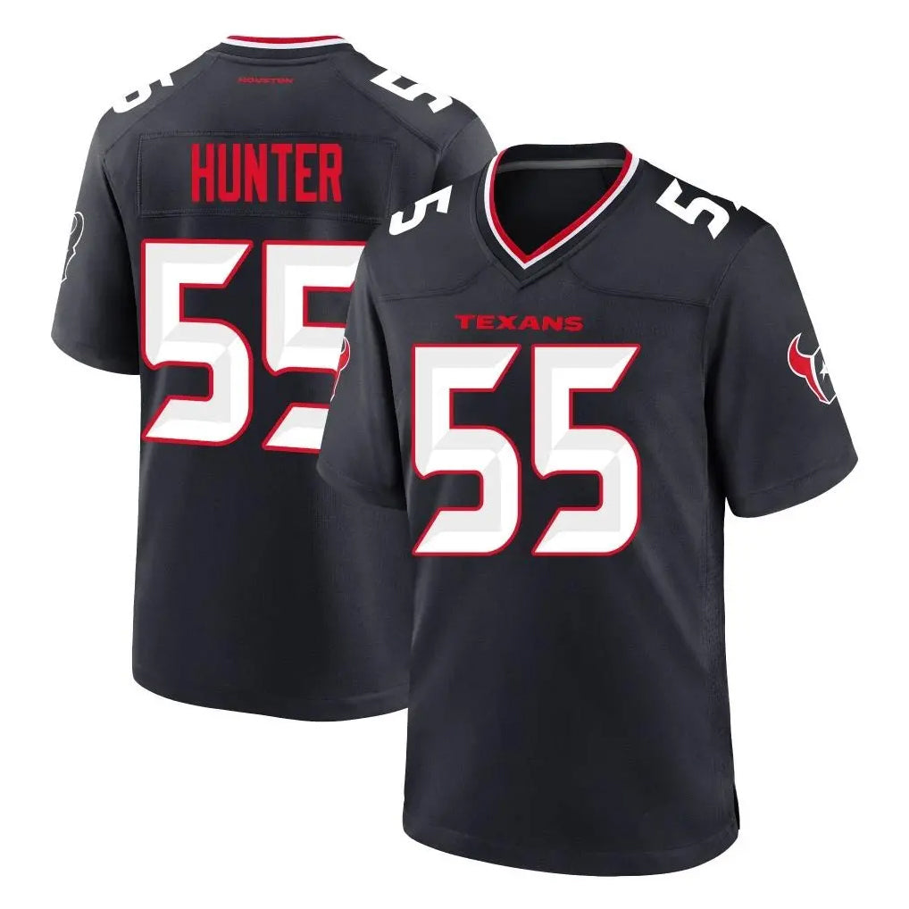 Pkot H.Texans #55 Danielle Hunter Player Navy Team Home Game Stitched Jerseys