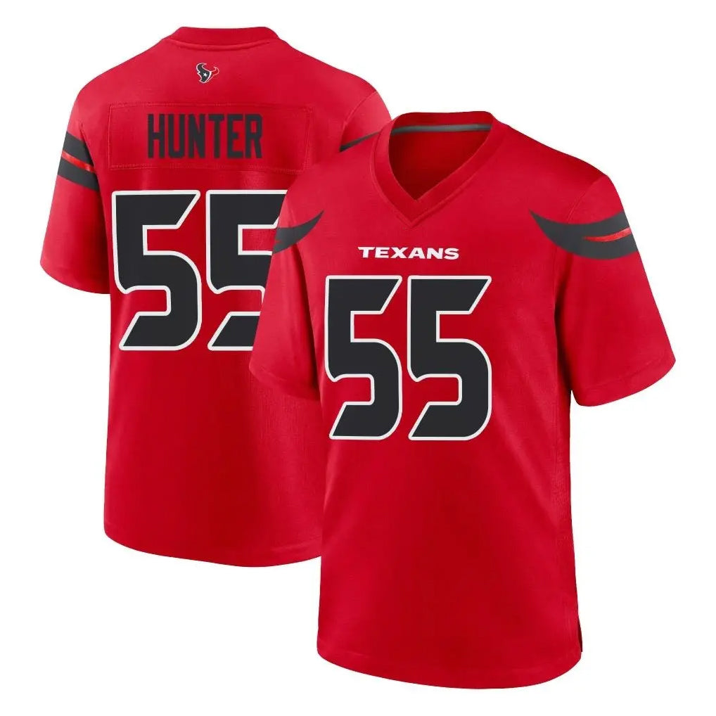 Pkot H.Texans #55 Danielle Hunter Player Red Alternate Home Game Stitched Jerseys