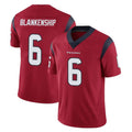 Pkot H.Texans #6 Reed Blankenship Player Red Limited Vapor Untouchable Home Game Stitched Jerseys