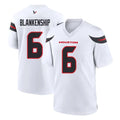 Pkot H.Texans #6 Reed Blankenship Player White Home Game Stitched Jerseys