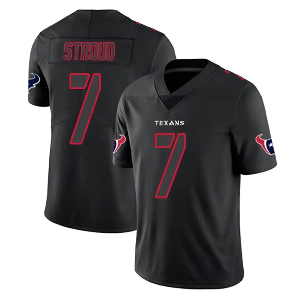 Pkot H.Texans #7 CJ Stroud Player Black Impact Limited Game Stitched Jerseys