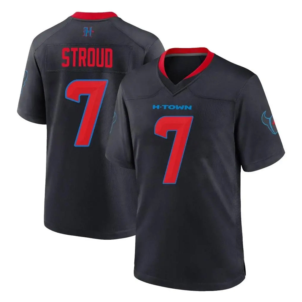 Pkot H.Texans #7 CJ Stroud Player Navy 2nd Alternate Home Game Stitched Jerseys