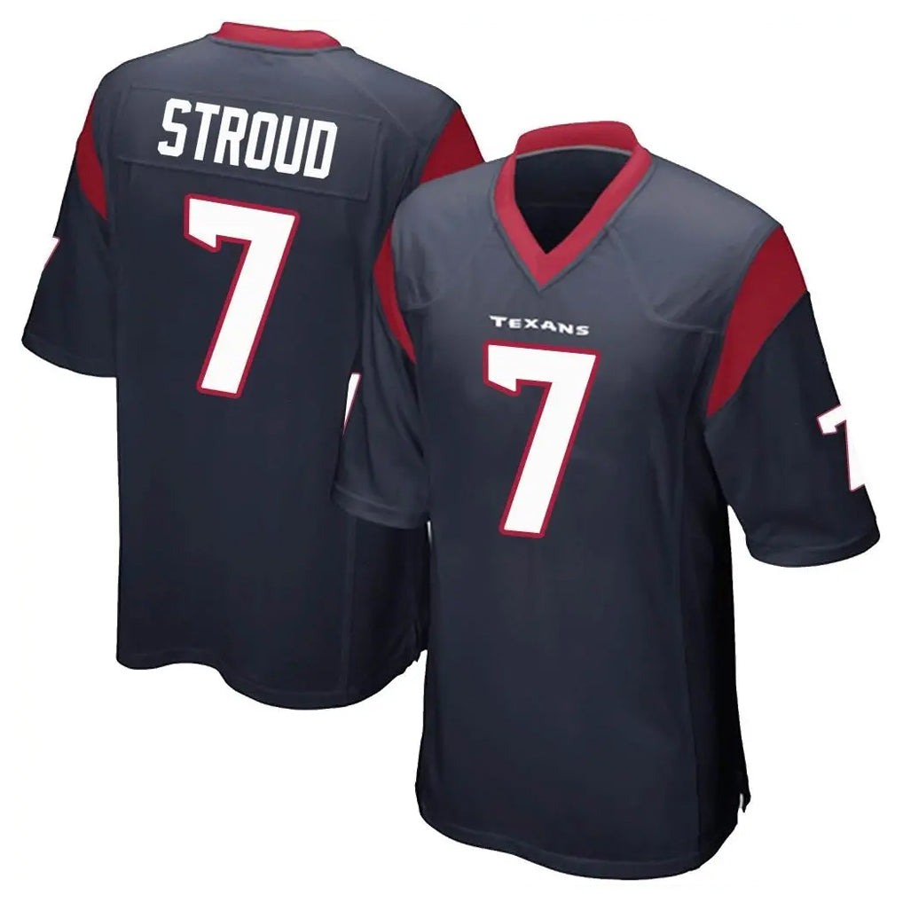 Pkot H.Texans #7 CJ Stroud Player Navy Home Game Stitched Jerseys