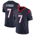 Pkot H.Texans #7 CJ Stroud Player Navy Limited Vapor Untouchable Home Game Stitched Jerseys