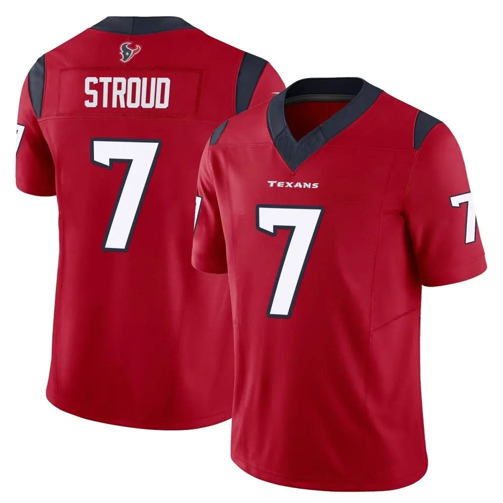 Pkot H.Texans #7 CJ Stroud Player Red Limited Vapor F.U.S.E. Home Game Stitched Jerseys