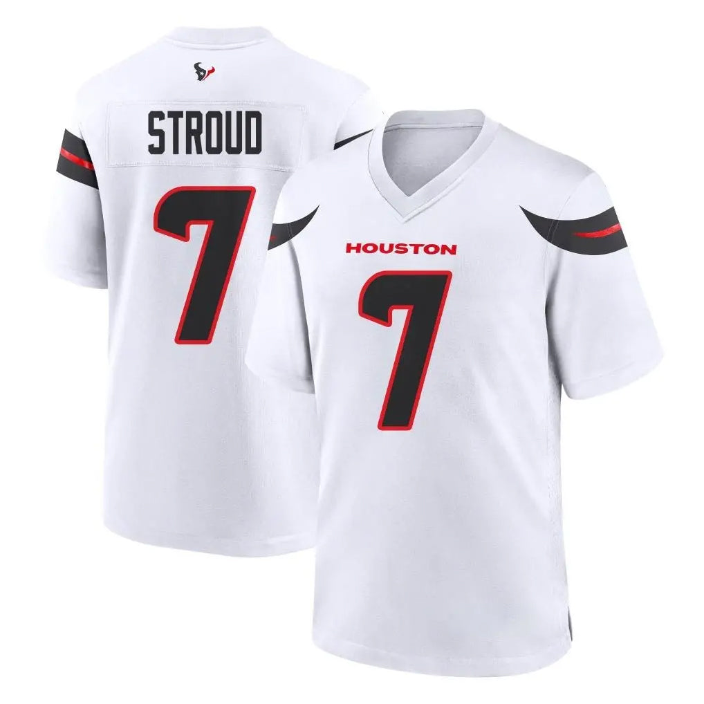Pkot H.Texans #7 CJ Stroud Player White Home Game Stitched Jerseys