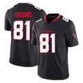 Pkot H.Texans #81 Jayden Higgins Player Navy Limited Alternate Vapor F.U.S.E. Home Game Stitched Jerseys