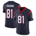 Pkot H.Texans #81 Jayden Higgins Player Navy Limited Vapor Untouchable Home Game Stitched Jerseys