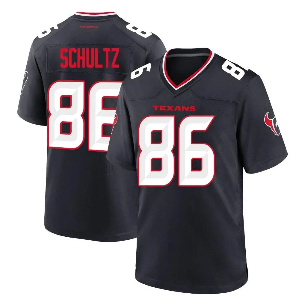 Pkot H.Texans #86 Dalton Schultz Player Navy Team Home Game Stitched Jerseys