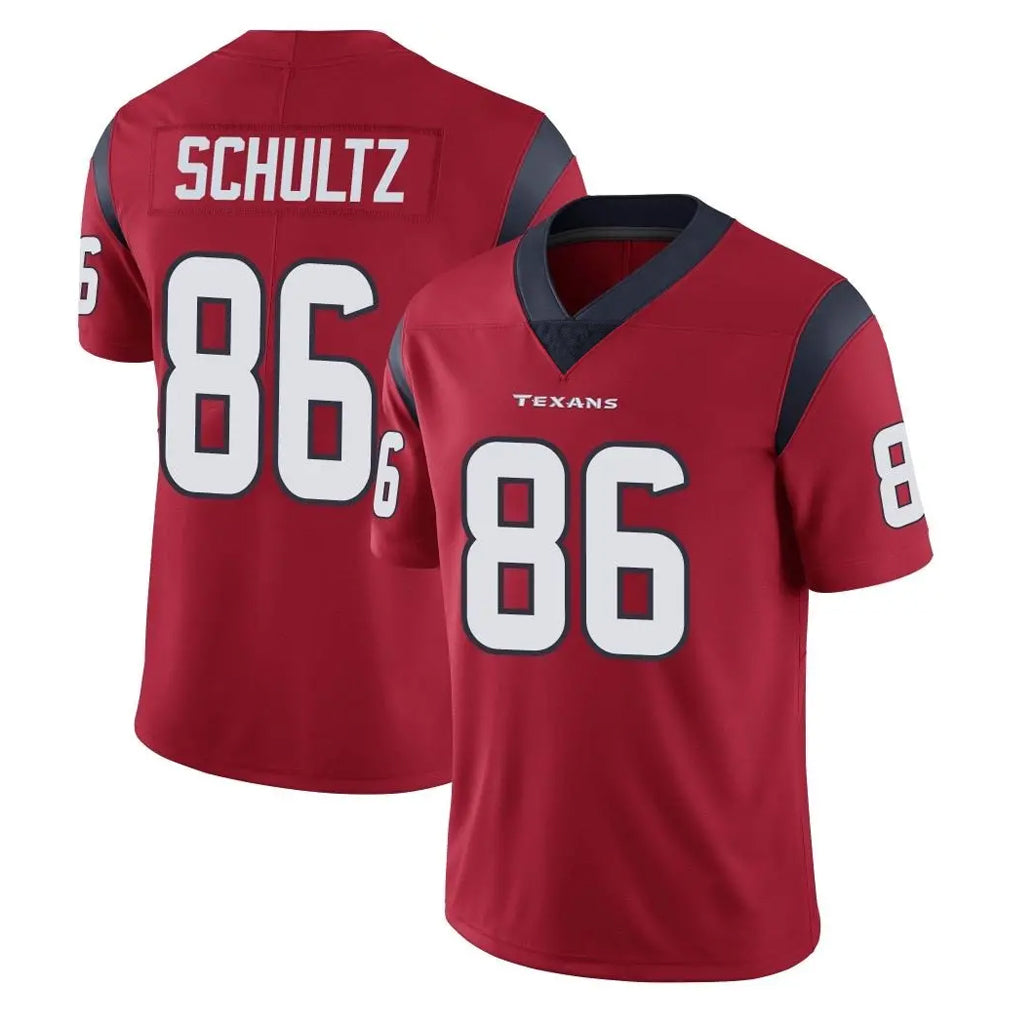 Pkot H.Texans #86 Dalton Schultz Player Red Limited Vapor Untouchable Home Game Stitched Jerseys