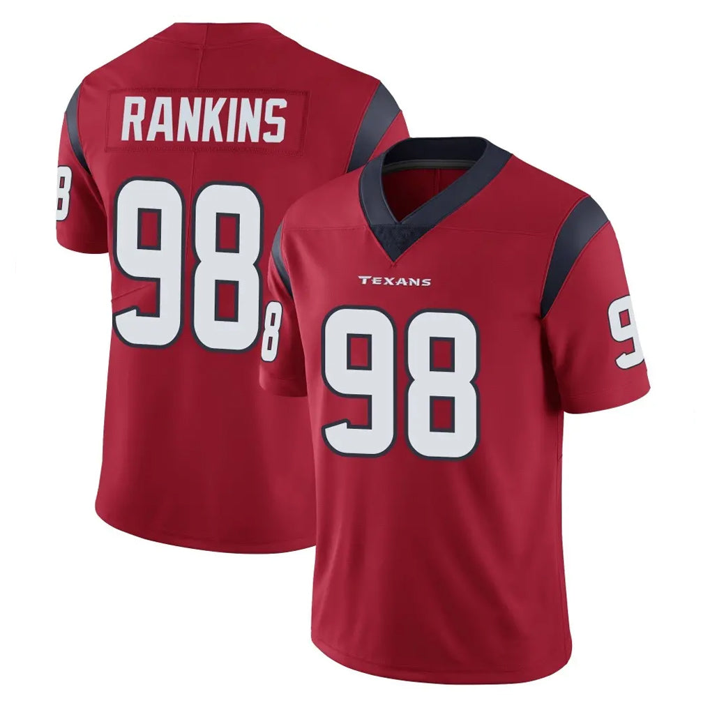 Pkot H.Texans #98 Sheldon Rankins Player Red Limited Vapor Untouchable Home Game Stitched Jerseys