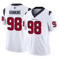 Pkot H.Texans #98 Sheldon Rankins Player White Limited Vapor F.U.S.E. Home Game Stitched Jerseys