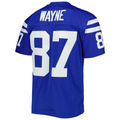 Pkot I.Colts #87 Reggie Wayne Mitchell & Ness Royal Legacy Replica Puhic Game Stitched Jerseys