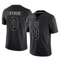 Pkot IN.Colts #0 Camryn Bynum Player Black Reflective Limited Game Stitched Jerseys