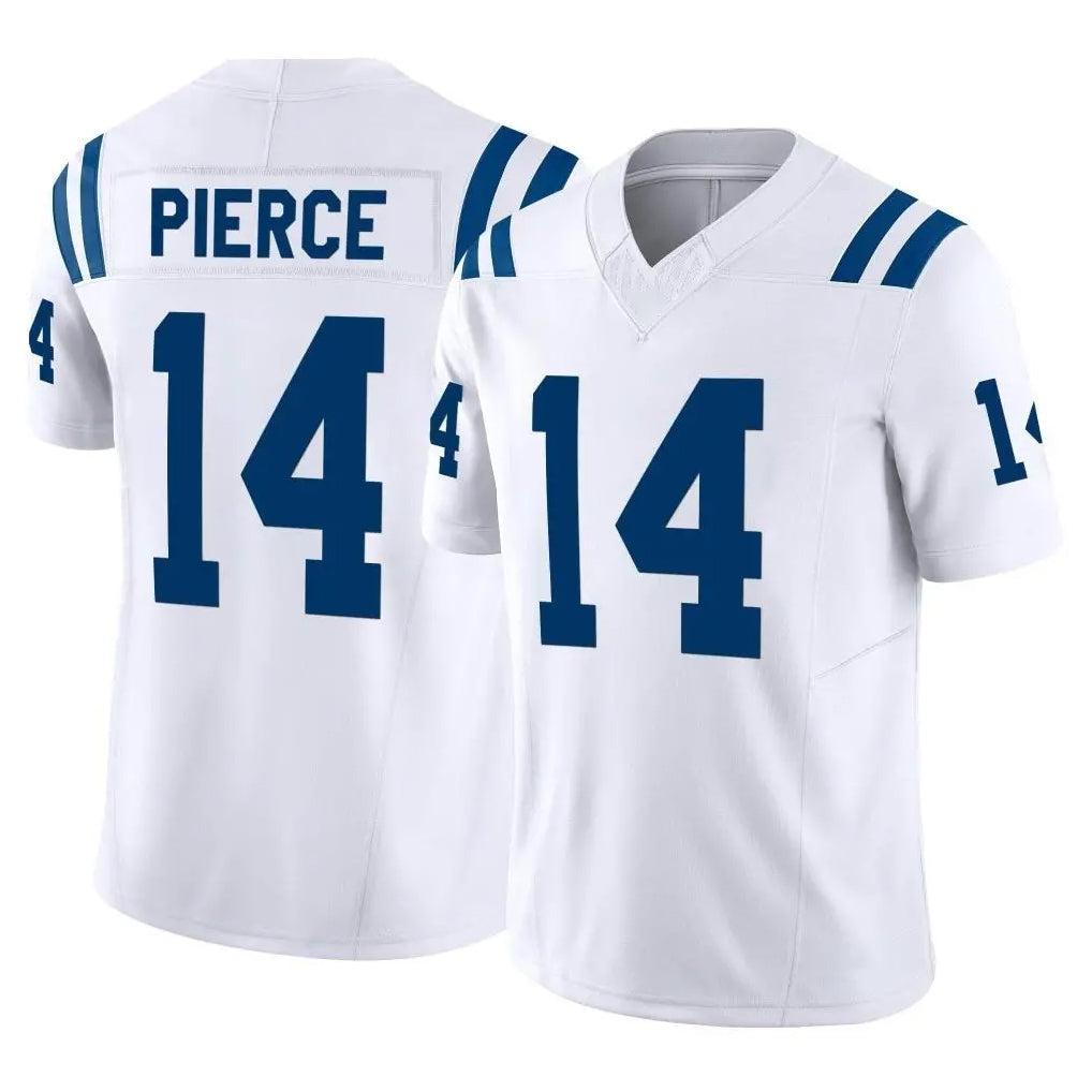 Pkot IN.Colts #14 Alec Pierce Player White Limited Vapor F.U.S.E. Home Game Stitched Jerseys