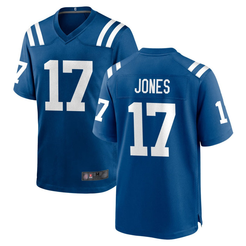 Pkot IN.Colts #17 Daniel Jones Player Royal Home Game Stitched Jerseys