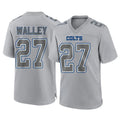 Pkot IN.Colts #27 Justin Walley Player Gray Atmosphere Fashion Home Game Stitched Jerseys