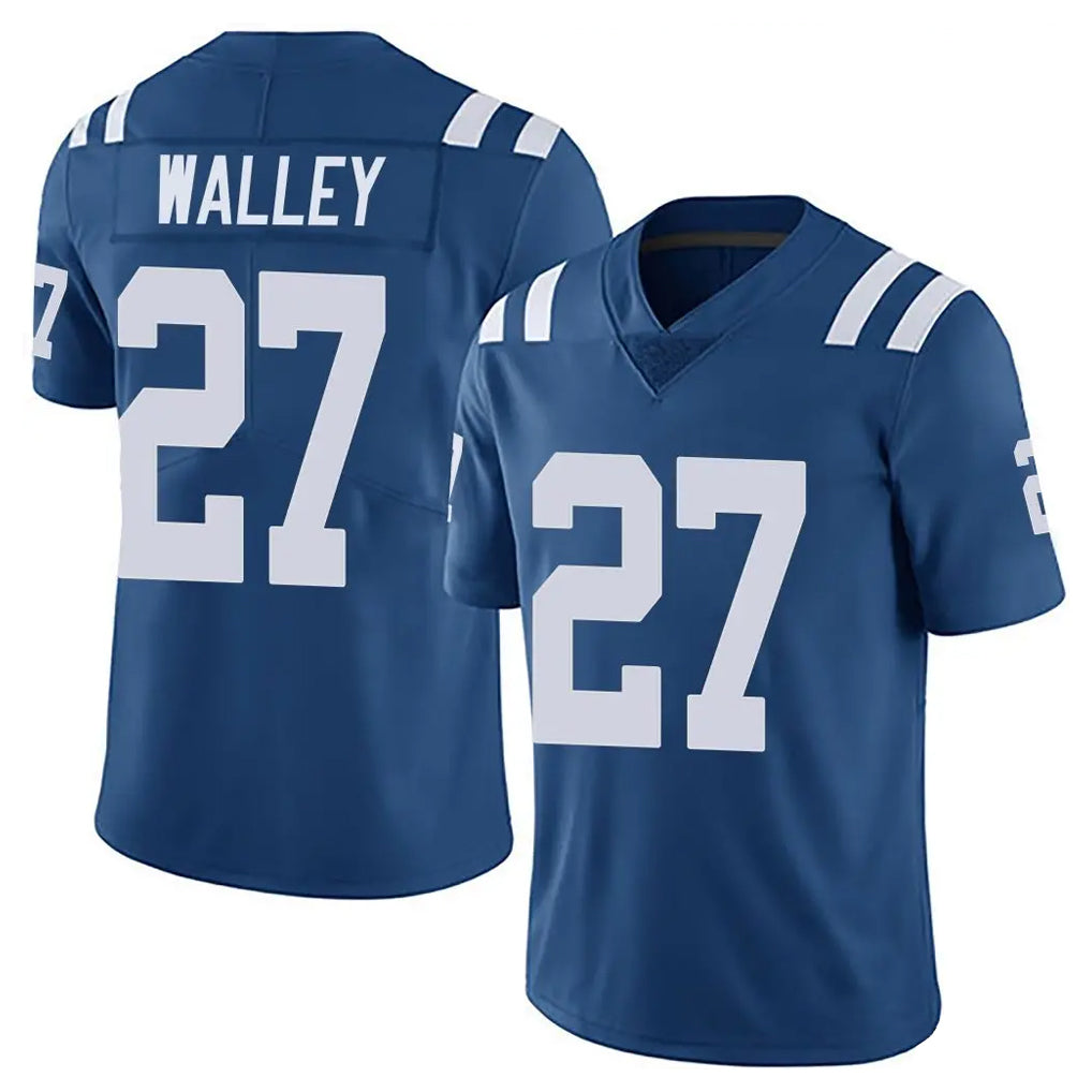 Pkot IN.Colts #27 Justin Walley Player Royal Limited Vapor Untouchable Home Game Stitched Jerseys