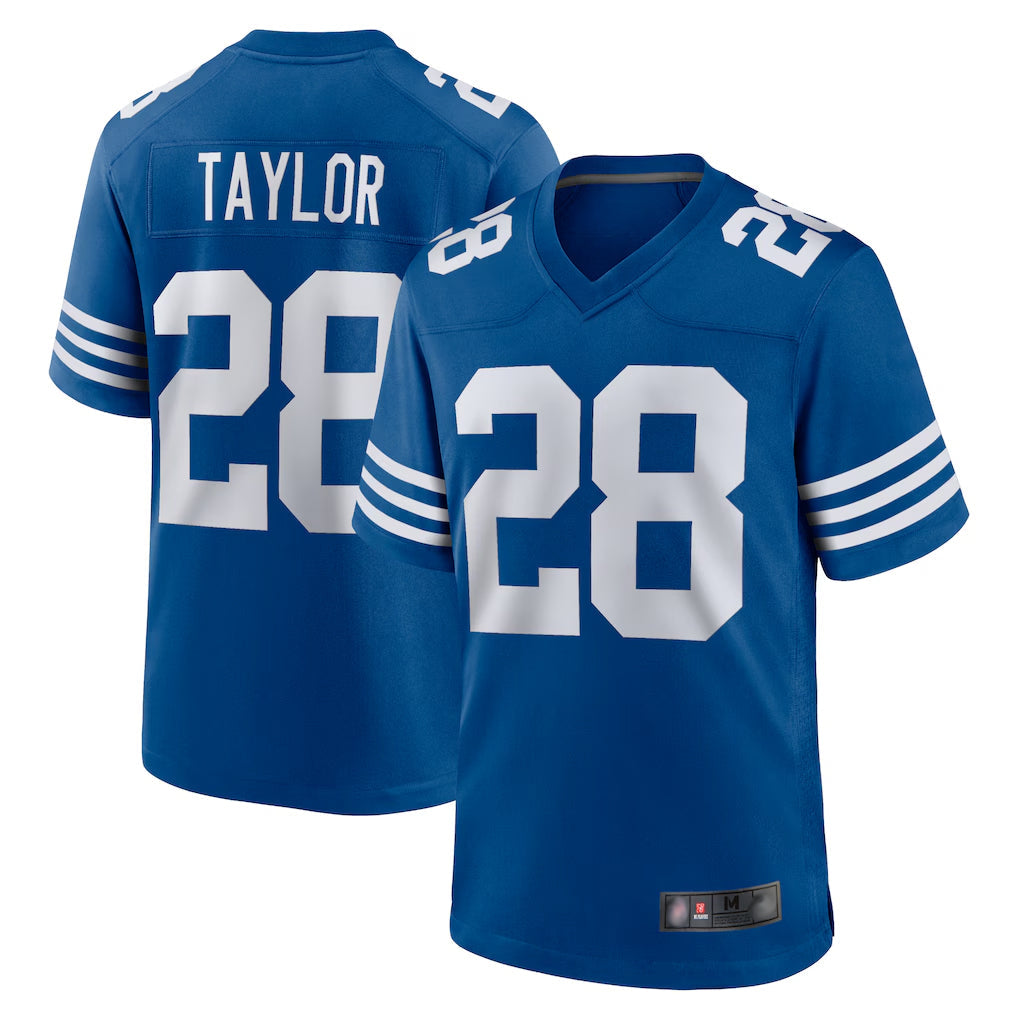 Pkot IN.Colts #28 Jonathan Taylor Player Royal Limited Home Game Stitched Jerseys