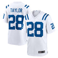 Pkot IN.Colts #28 Jonathan Taylor Player White Home Game Stitched Jerseys