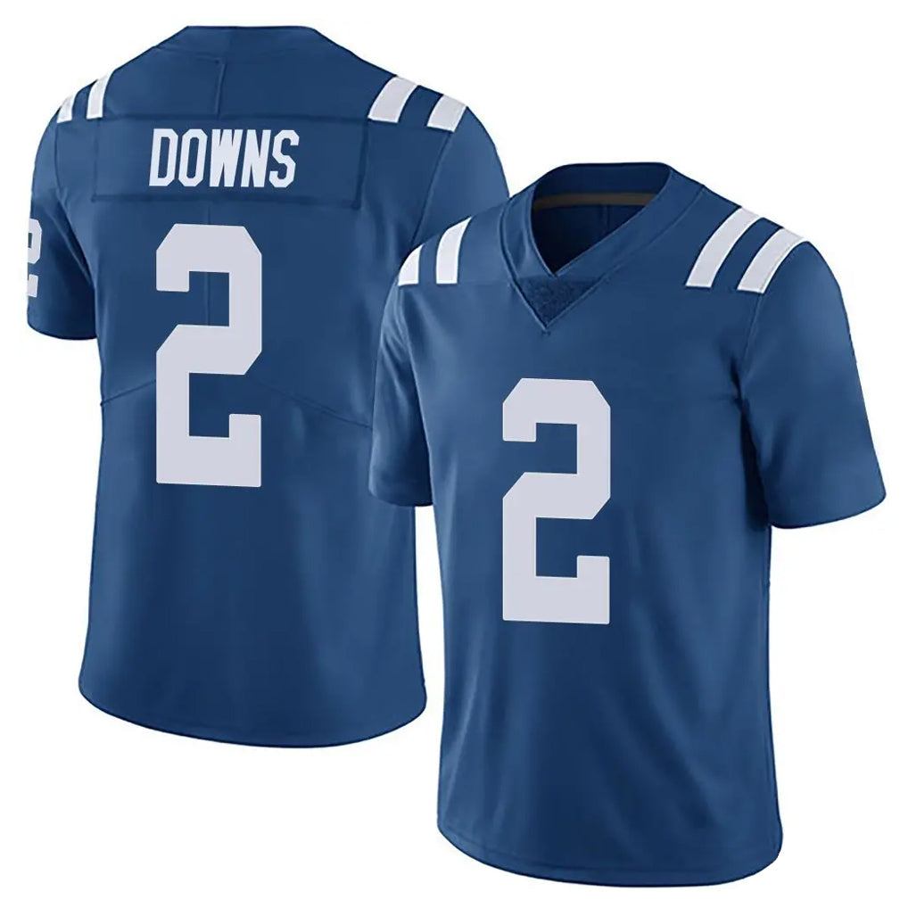 Pkot IN.Colts #2 Josh Downs Player Royal Limited Vapor Untouchable Home Game Stitched Jerseys