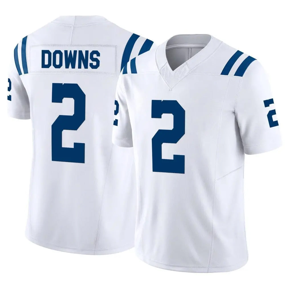 Pkot IN.Colts #2 Josh Downs Player White Limited Vapor F.U.S.E. Home Game Stitched Jerseys