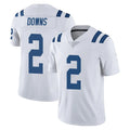Pkot IN.Colts #2 Josh Downs Player White Limited Vapor Untouchable Home Game Stitched Jerseys