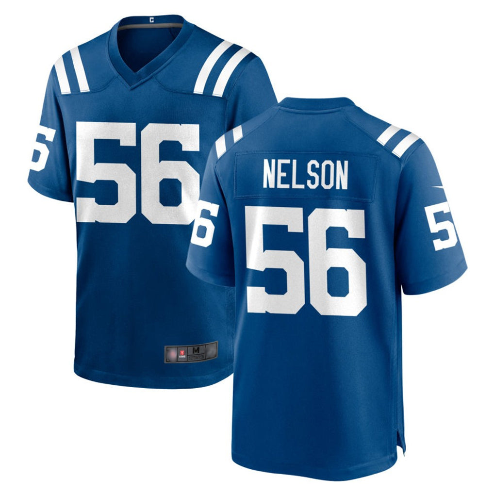 Pkot IN.Colts #56 Quenton Nelson Player Royal Home Game Stitched Jerseys