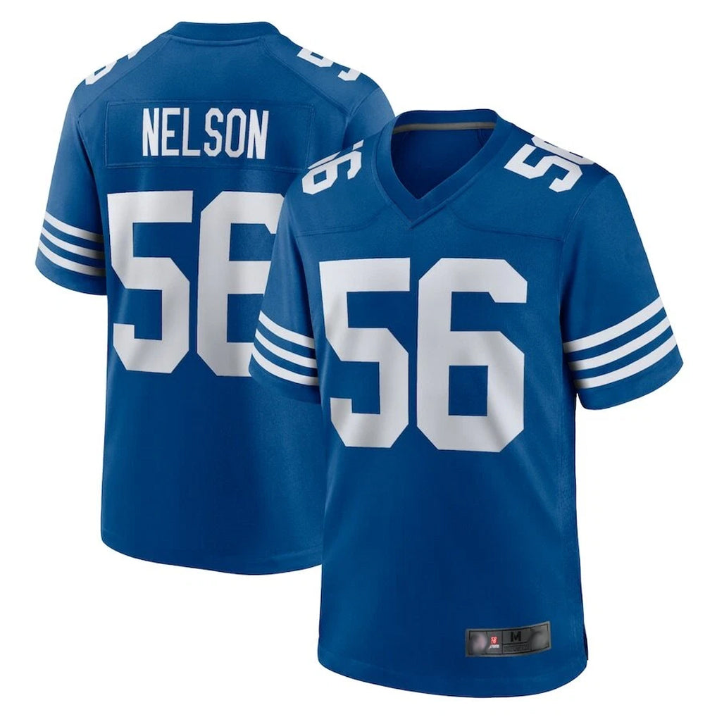 Pkot IN.Colts #56 Quenton Nelson Player Royal Limited Home Game Stitched Jerseys