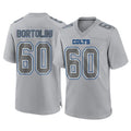Pkot IN.Colts #60 Tanor Bortolini Player Gray Atmosphere Fashion Home Game Stitched Jerseys