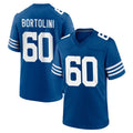 Pkot IN.Colts #60 Tanor Bortolini Player Royal Limited Home Game Stitched Jerseys