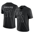 Pkot IN.Colts #71 Matt Goncalves Player Black Reflective Limited Game Stitched Jerseys