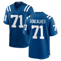 Pkot IN.Colts #71 Matt Goncalves Player Royal Home Game Stitched Jerseys