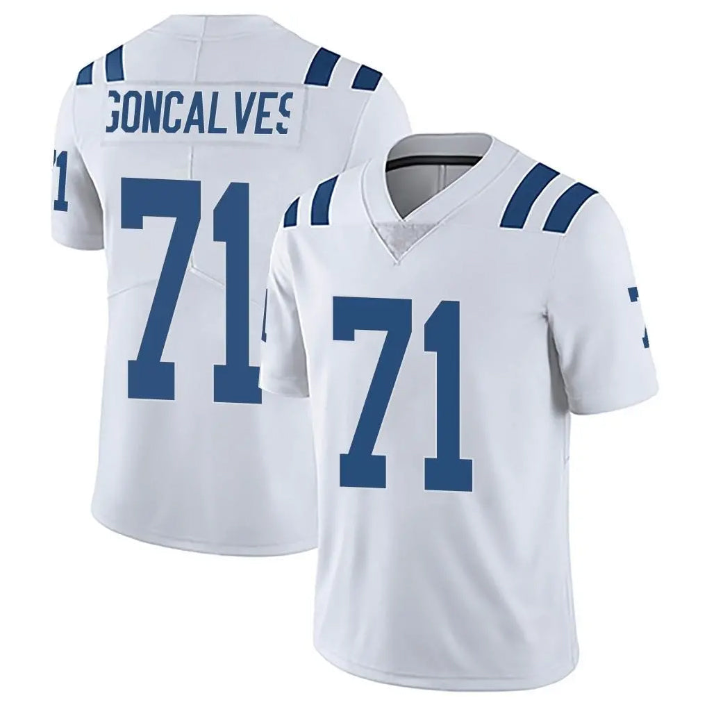 Pkot IN.Colts #71 Matt Goncalves Player White Limited Vapor Untouchable Home Game Stitched Jerseys