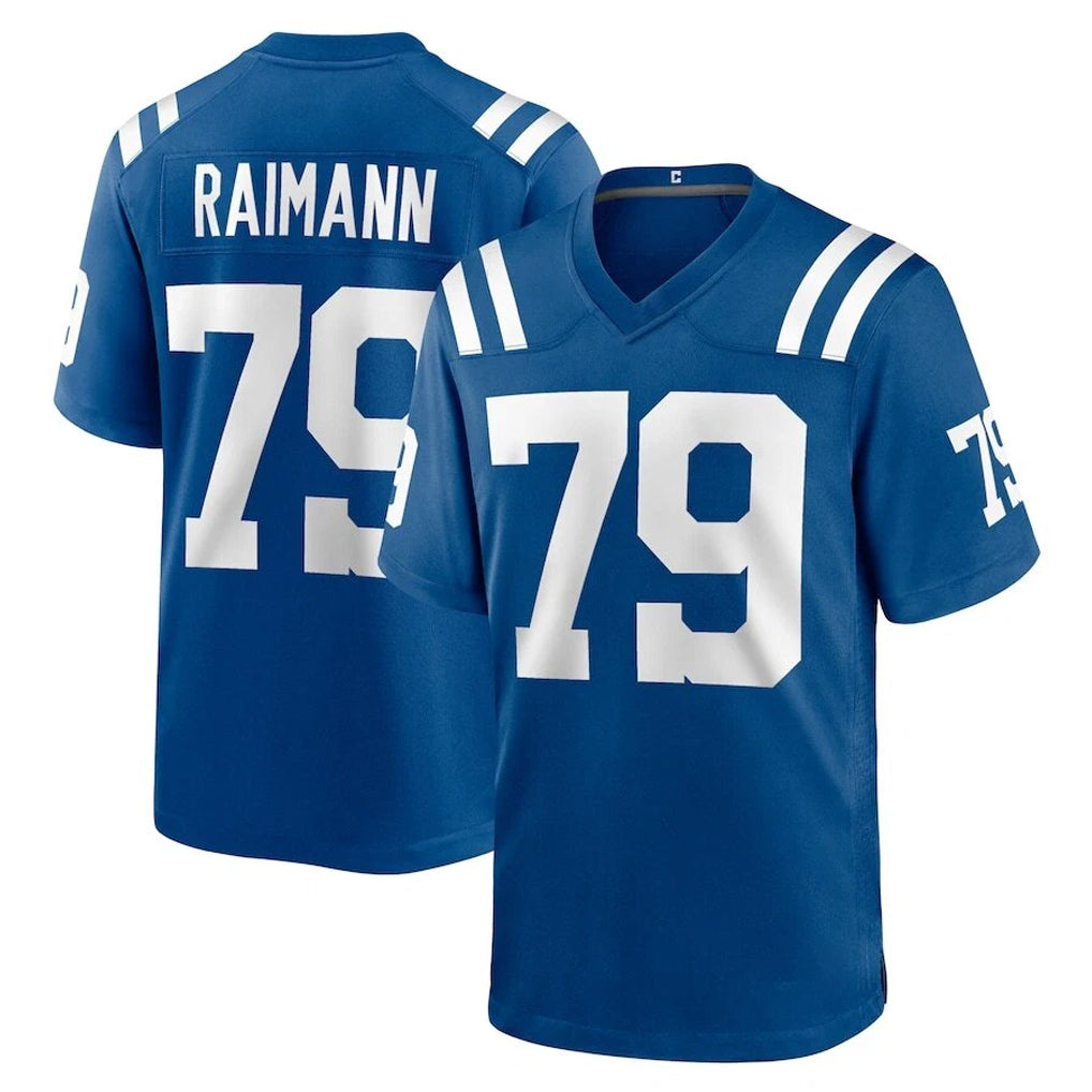 Pkot IN.Colts #79 Bernhard Raimann Player Royal Home Game Stitched Jerseys