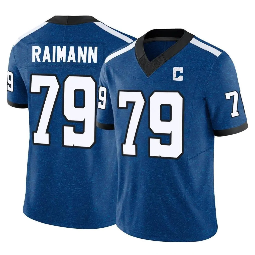 Pkot IN.Colts #79 Bernhard Raimann Player Royal Limited Indiana Nights Alternate Vapor F.U.S.E. Home Game Stitched Jerseys